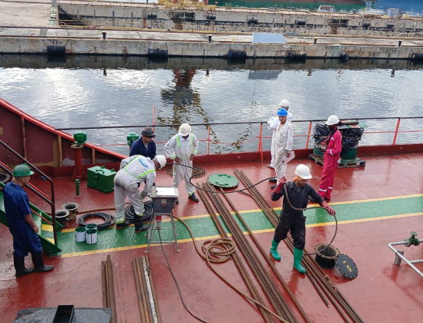Limpieza Técnica y Certificación de Tanques de Combustible en el Buque Tanquero Ocean Integrity