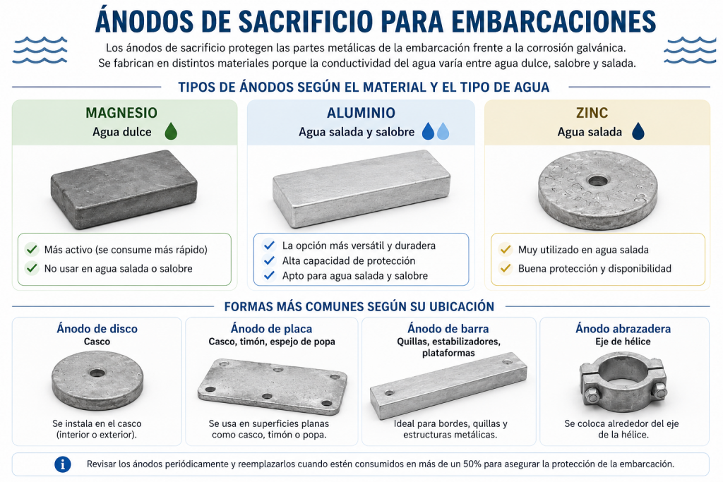 Ánodos de sacrificio NAVIGO