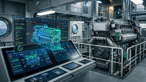 Mantenimiento predictivo: Uso de gemelos digitales y sensores IoT en la industria pesada