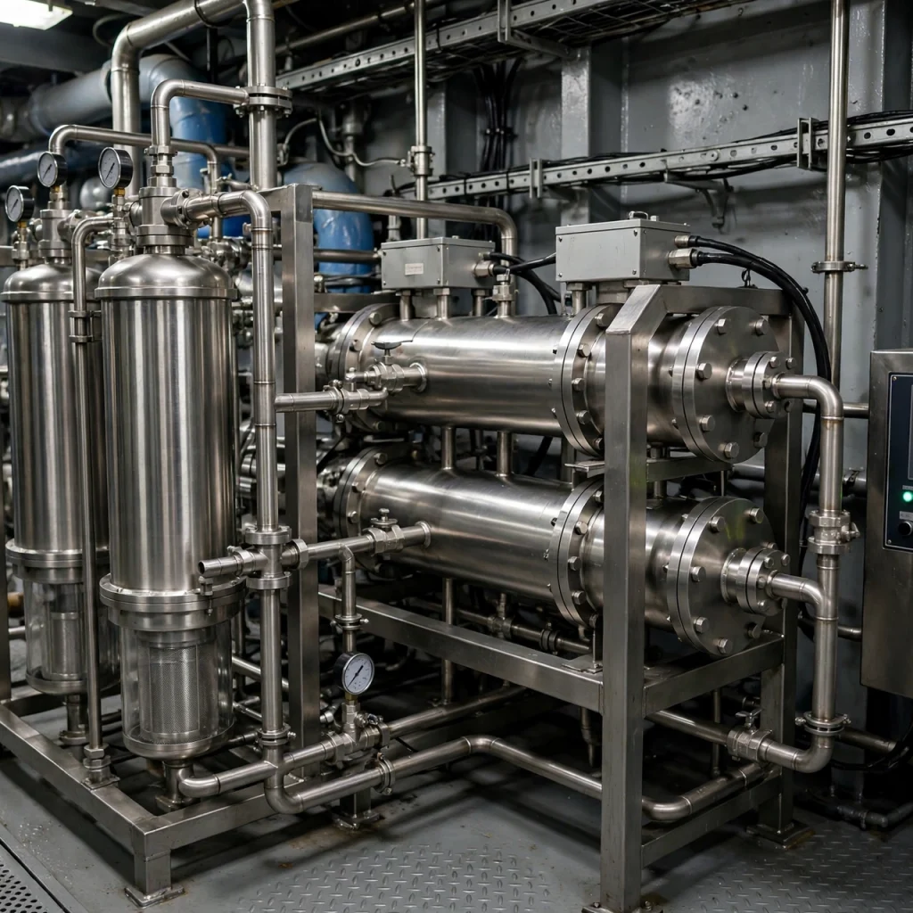 Tratamiento de agua de lastre (BWTS): Desafíos técnicos e instalación en buques de apoyo